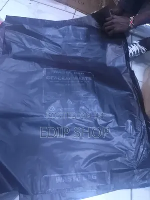 Black 50 Pieces Trash Bags