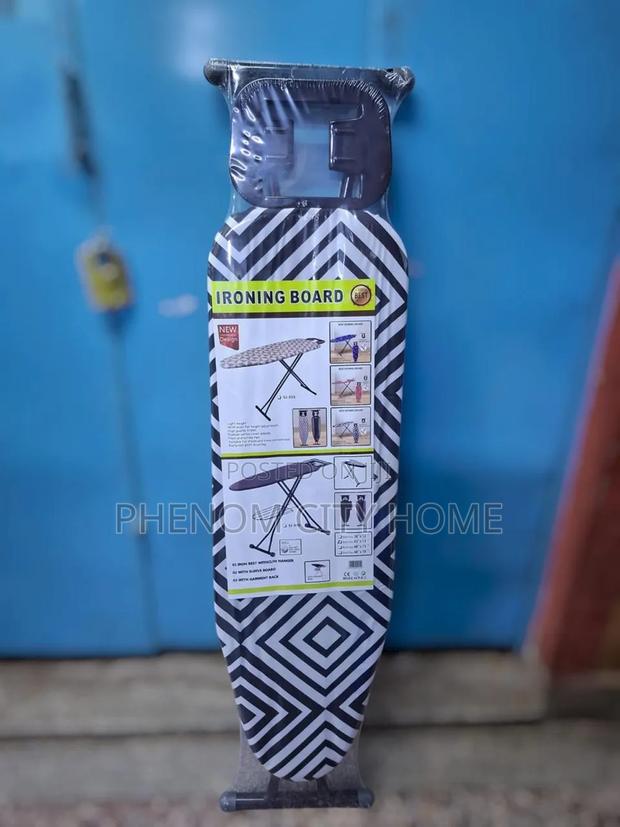 T Legged Stable Metallic Ironing Boards - thumbnail 2