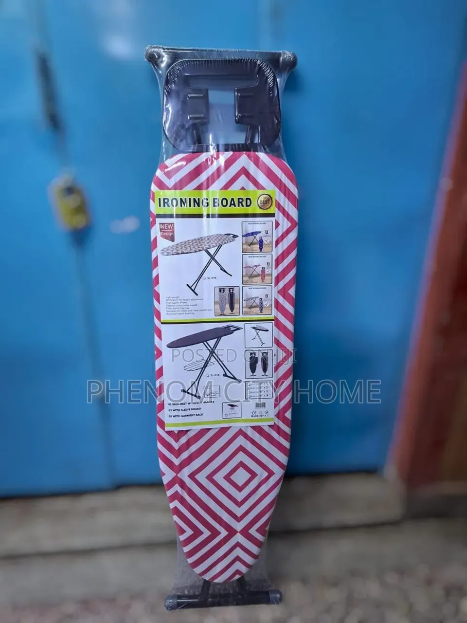 T Legged Stable Metallic Ironing Boards
