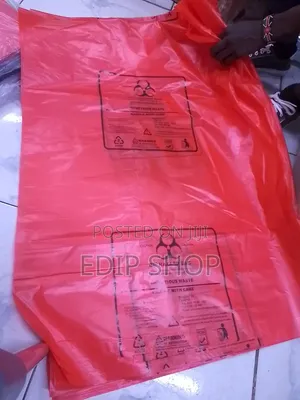 Red Quality Trash Bags. 50 Pieces