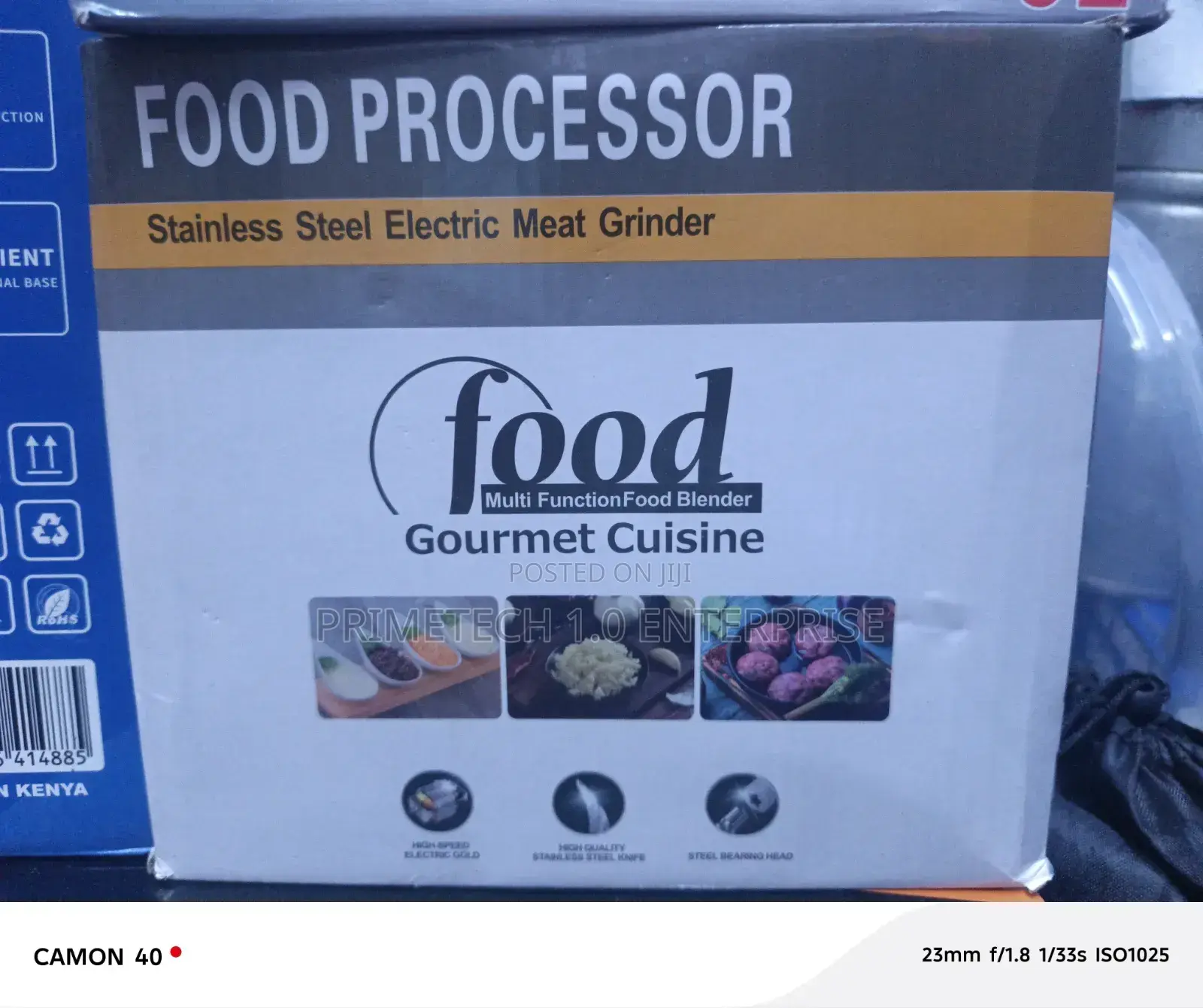 Stainless Steel Electric Food Chopper-Processor 3l