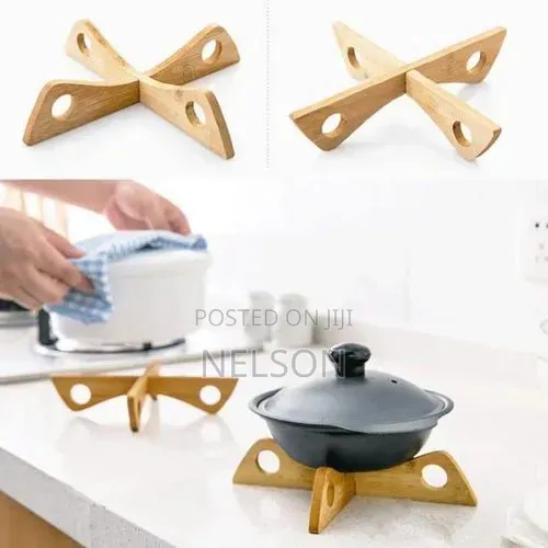 Wooden Cross Pot Coaster