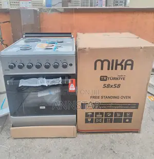 Mika Standing Cooker 58 X 58 3 Gas + 1electric With Electric Oven