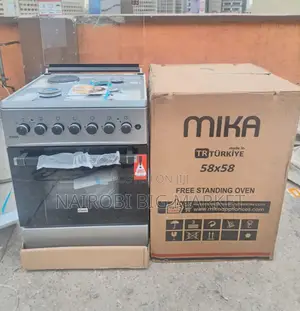 Mika Standing Cooker 58 X 58 3 Gas + 1electric With Electric Oven