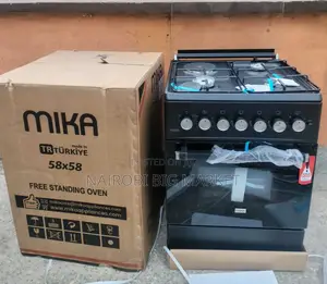 Mika Standing Cooker 58 X 58 Cm 3gas + 1hotplate With Electric Oven