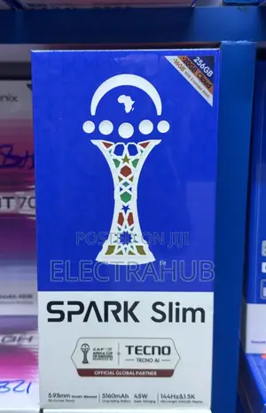 New Tecno Spark Slim 256 GB Black