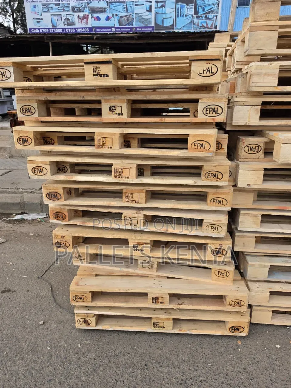 Wooden Pallets Epal Euro- Stamped, Strong Long Lasting.08