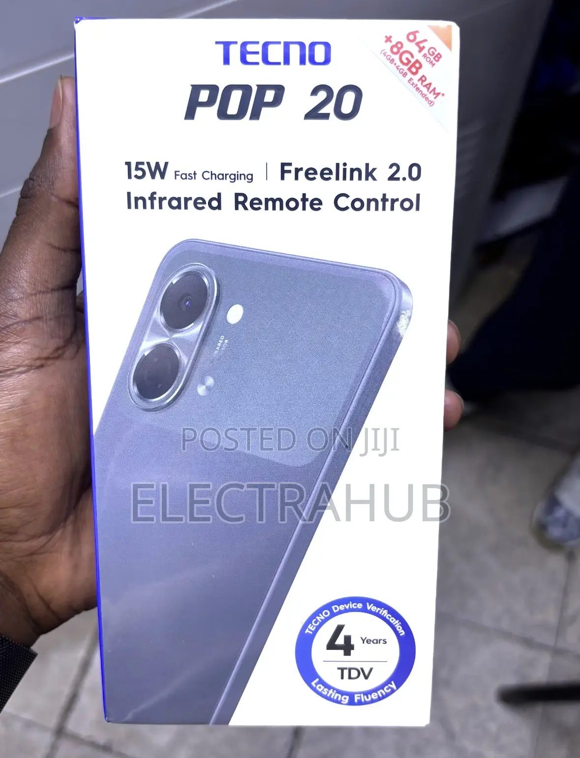 New Tecno Pop 20 64 GB Gray