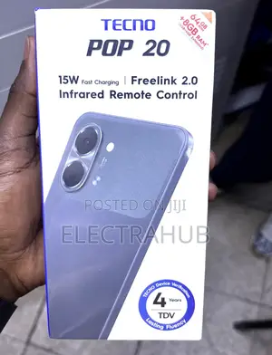 New Tecno Pop 20 64 GB Gray