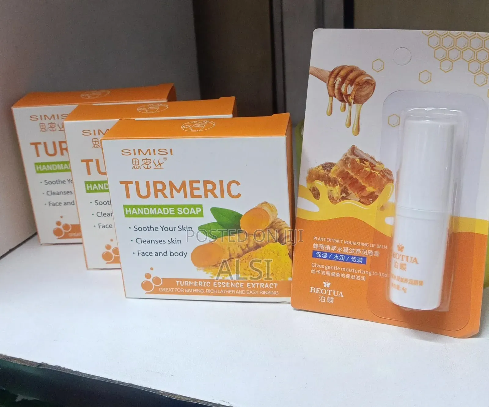 Turmeric Glow Essentials – 3 Soaps + Lip Balm
