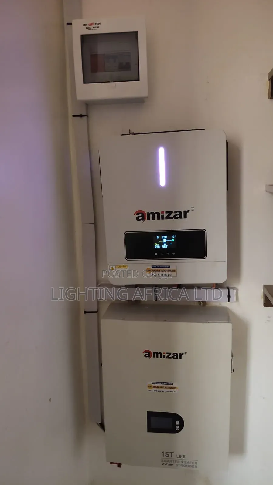 Backup 6.2kva Hybrid Mppt Inverter - 5.12kwh Lithium Ion Solar Battery