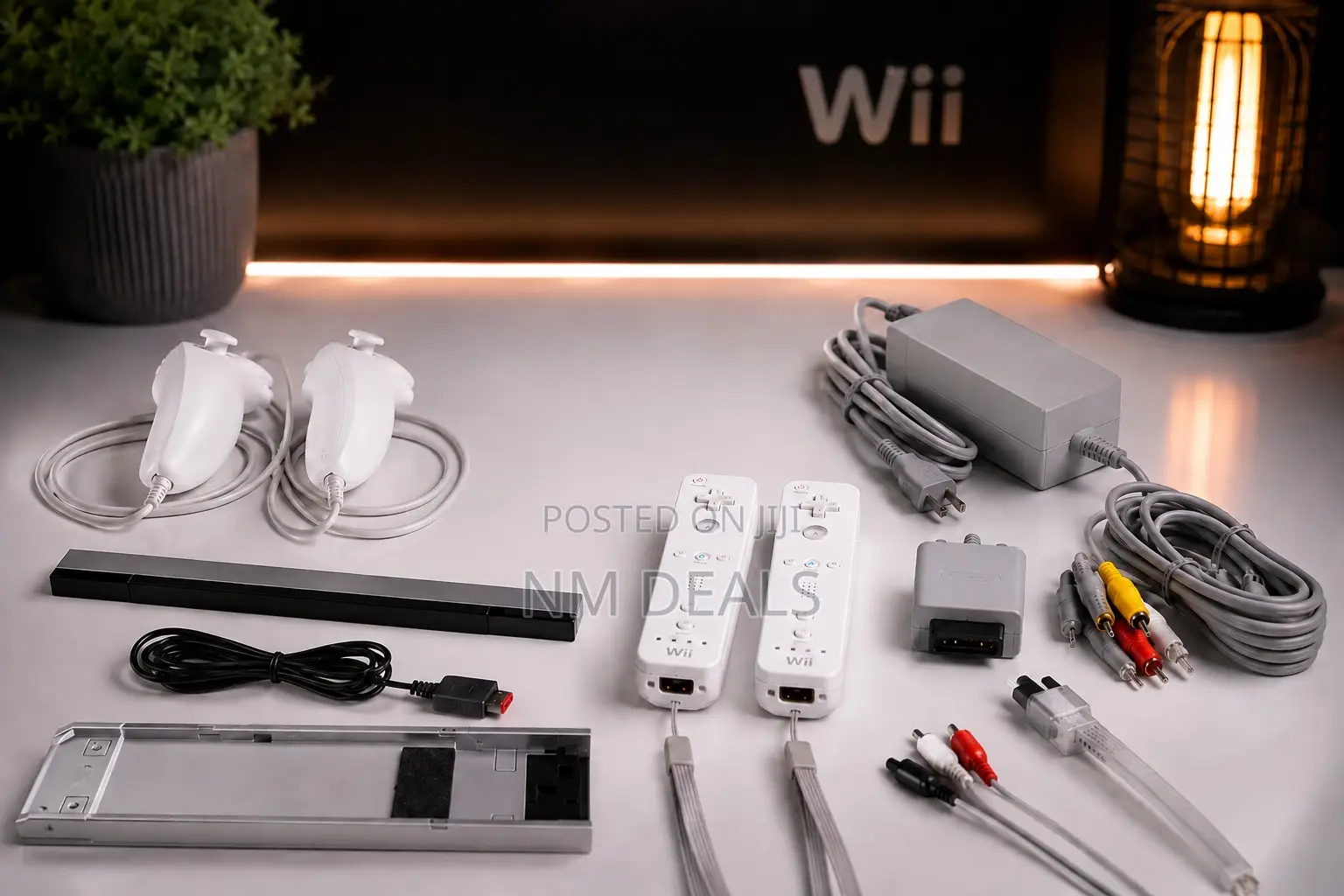 Nintendo Wii Console Bundle | 2 Controllers | Complete Accessories
