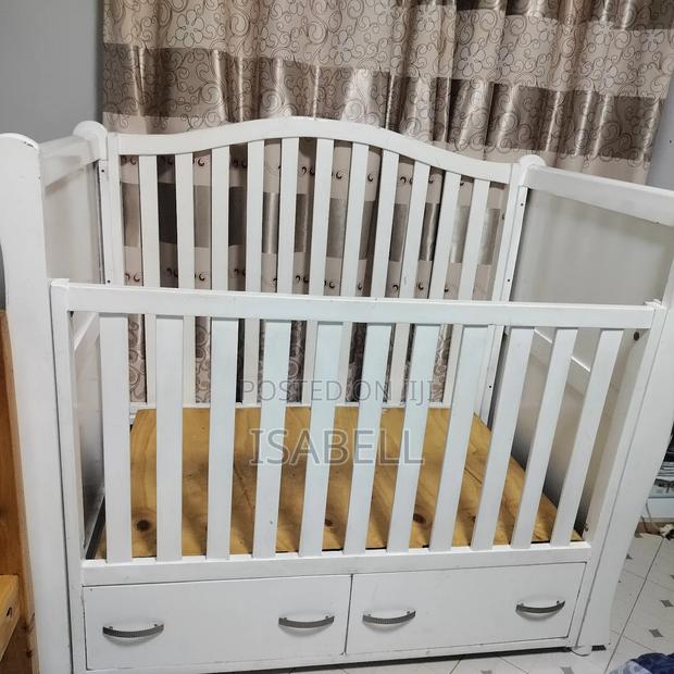 Baby Cot Medium Size Together With Mattress. - main view