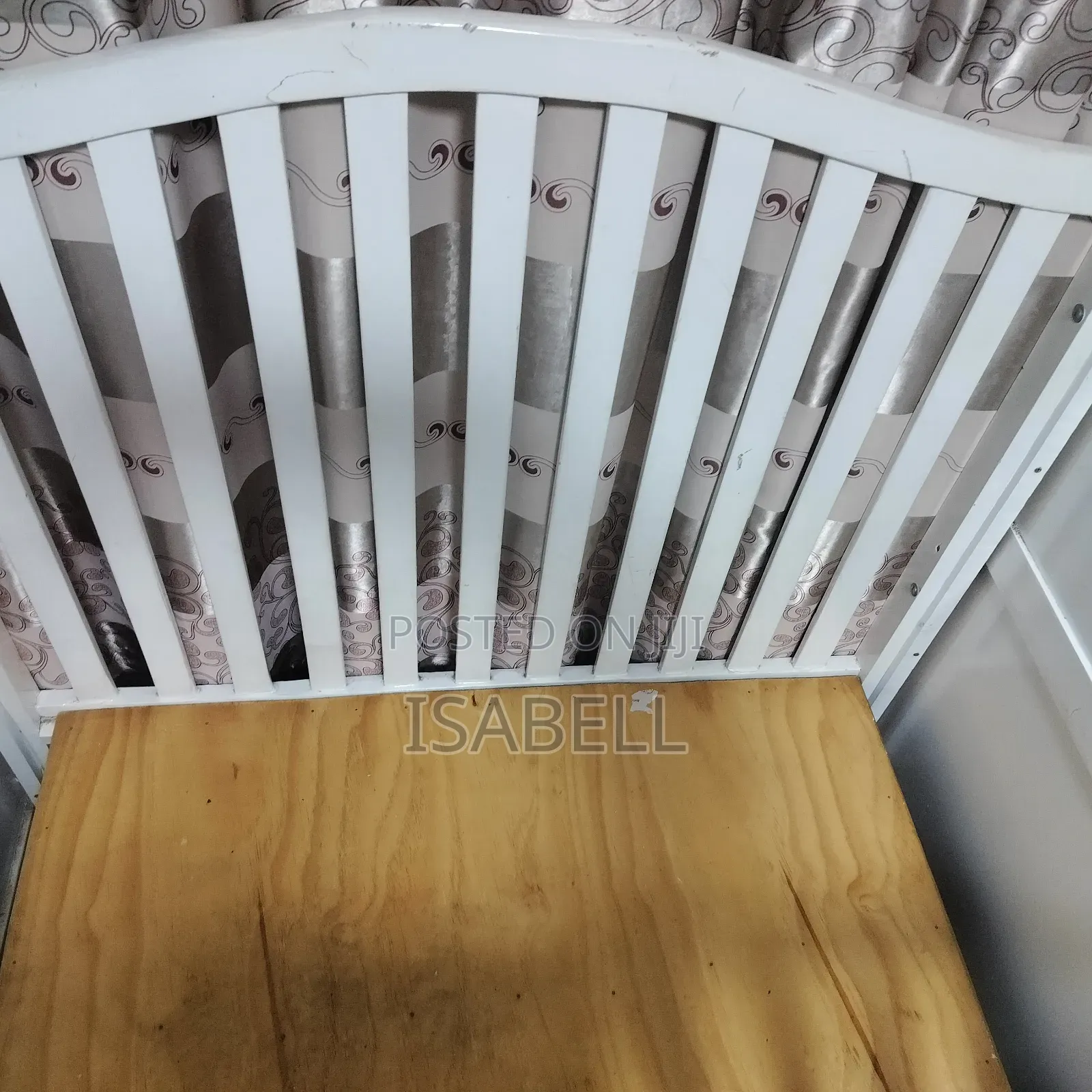 Baby Cot Medium Size Together With Mattress.