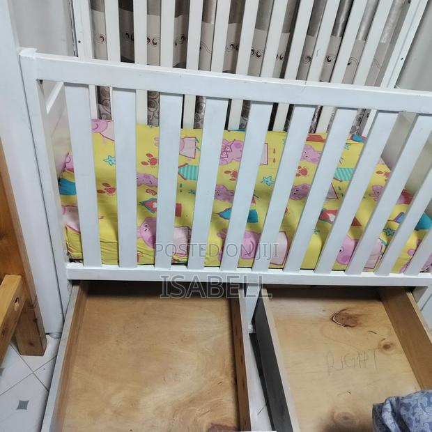 Baby Cot Medium Size Together With Mattress. - thumbnail 4
