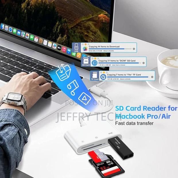 Usb C,3 in 1 Memory Micro Sd Card Reader Usb C With Dual Slots,Camera - thumbnail 2