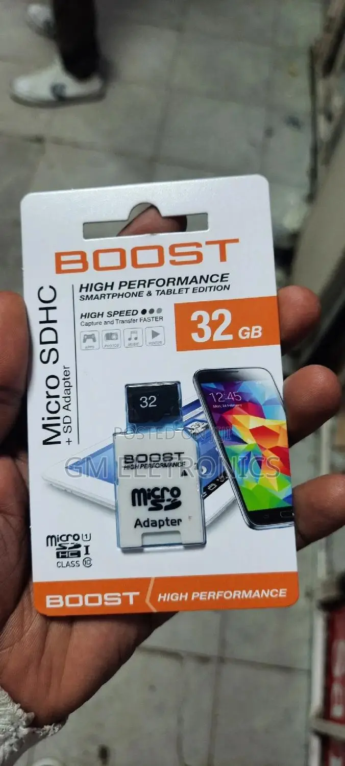 Universal 32gb Memory Card With Adapter Available.