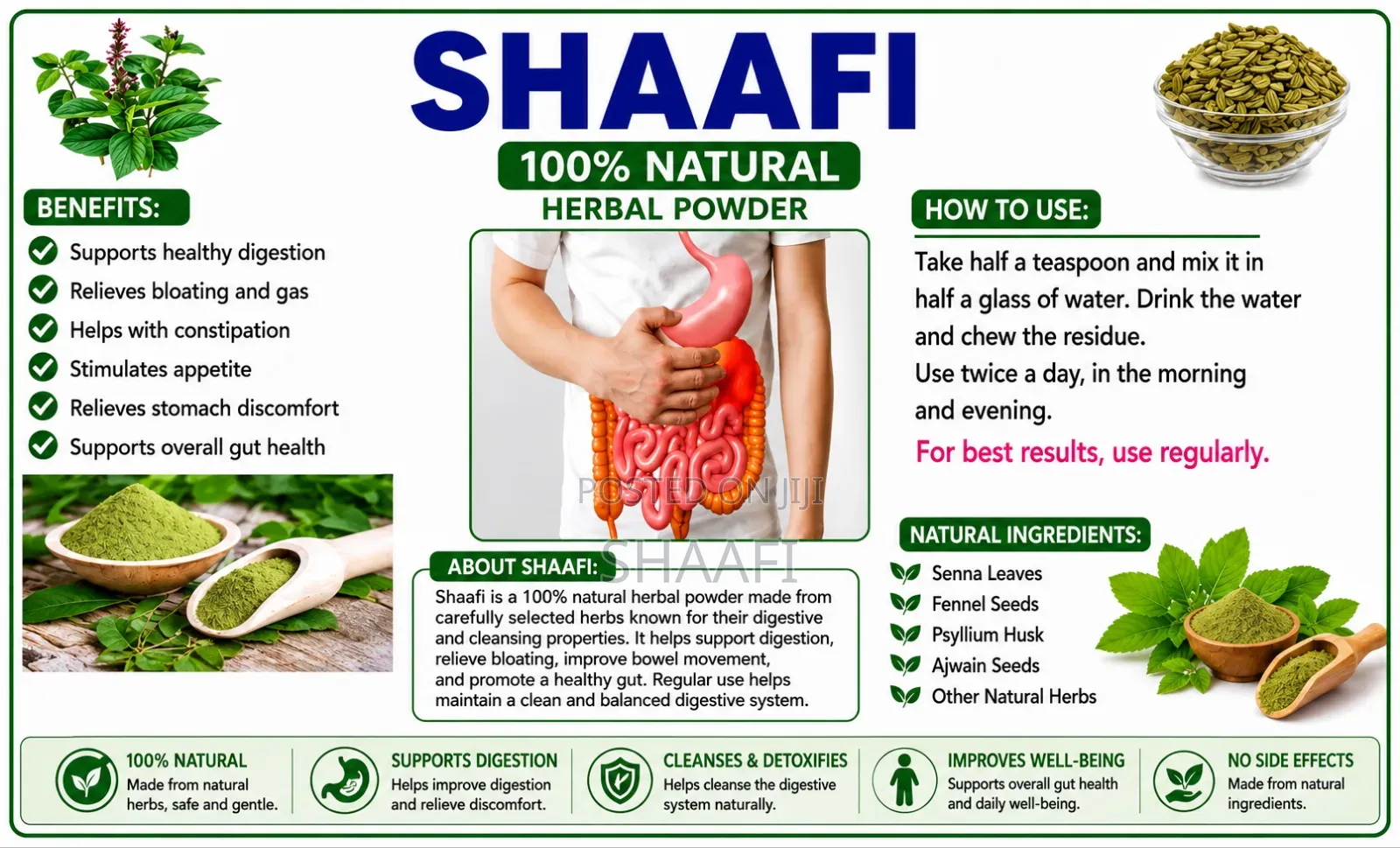 Shaafi Treating Constipation