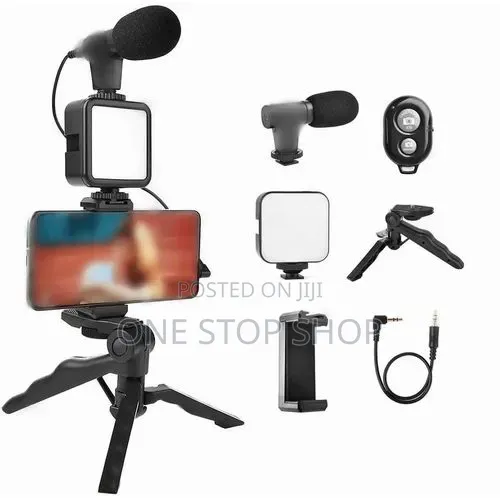 Video Making Kit Designed For Vlogging With Tripod,Smart Phone Holder