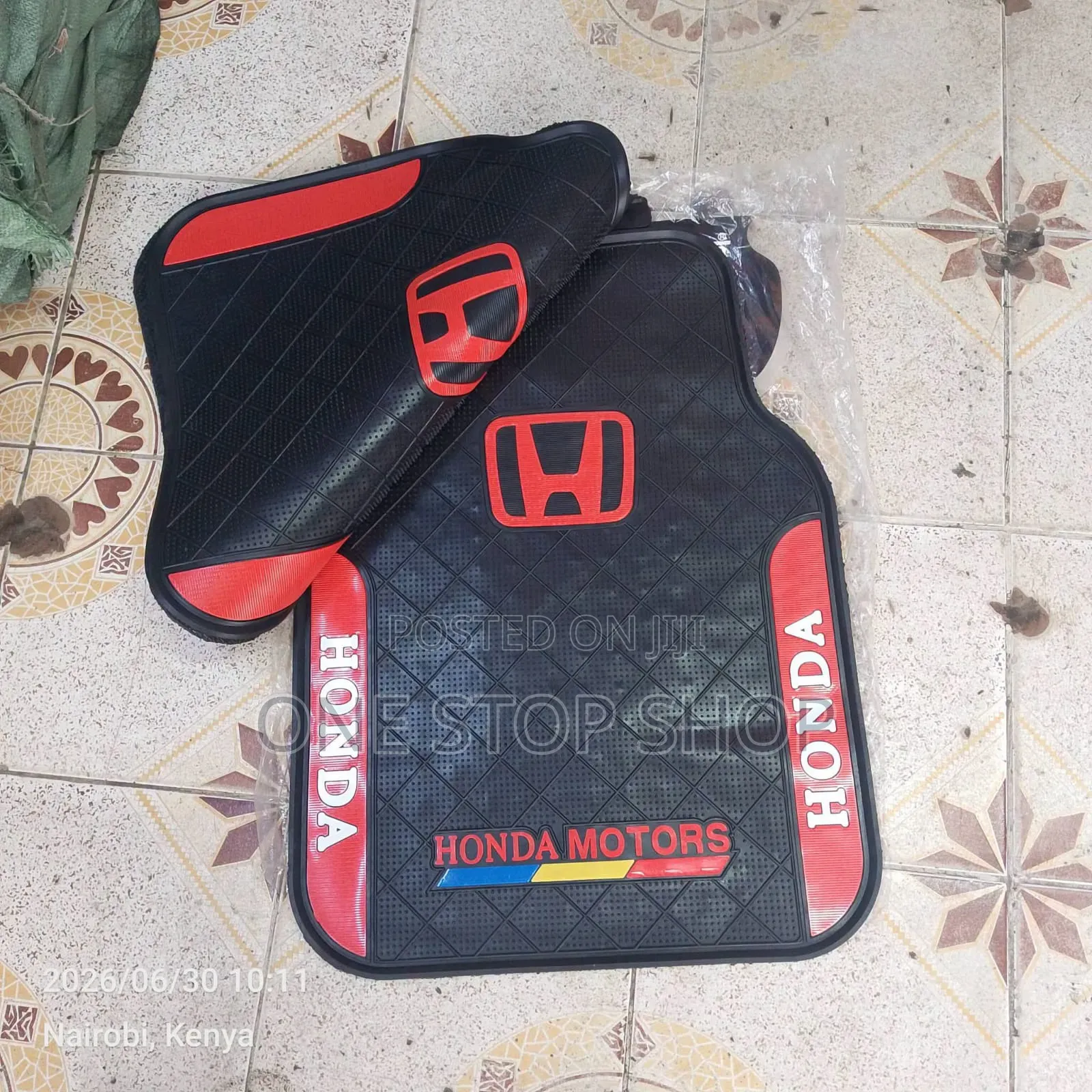 Honda Customized Nonslip Back Floor Mats