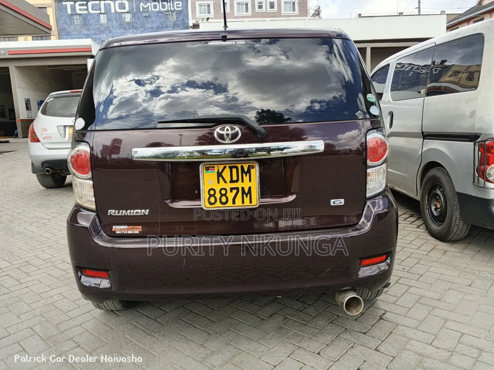 Toyota Corolla Rumion 2015 Maroon