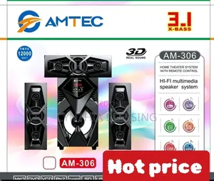Amtec 3.1 Hometheatre System With Remote Control Am-306