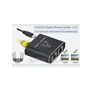 Gigabit Router Broadband Network Distribution Connector – 1 To 2 Head