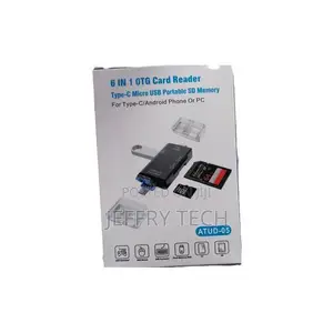 6 in 1 Otg Card Reader Type-C Micro Usb Portable Sd Memory for Type-C/
