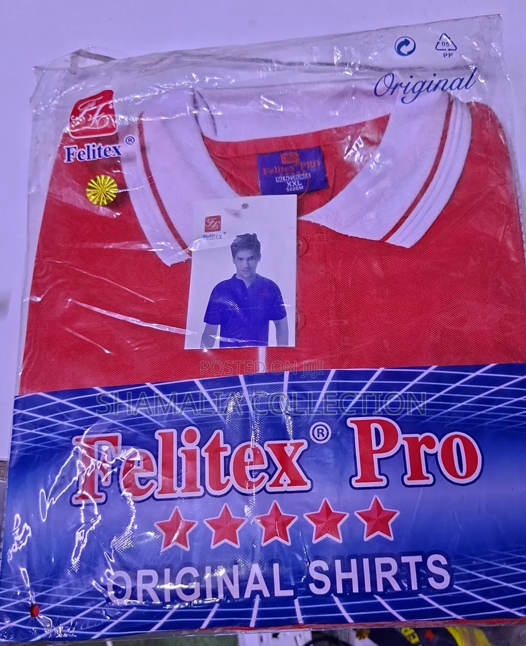 Felix Frank Polo Shirt – Purple Trim All Sizes