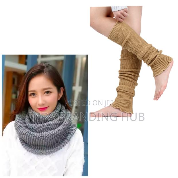 Winter Warm Scurf Set With Leg Warmer (Kdm
