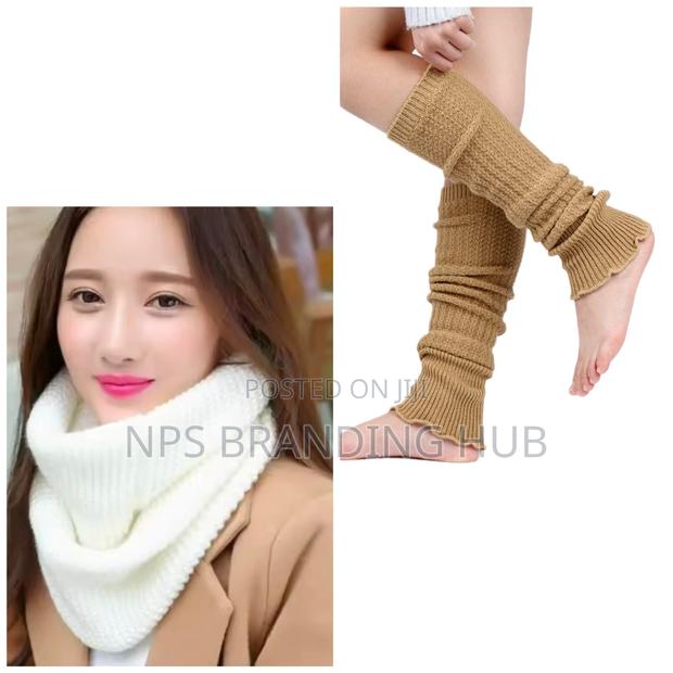 Winter Warm Scurf Set With Leg Warmer (Kdm - thumbnail 2