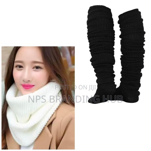 Winter Warm Scurf Set With Leg Warmer (Kdm - thumbnail 3