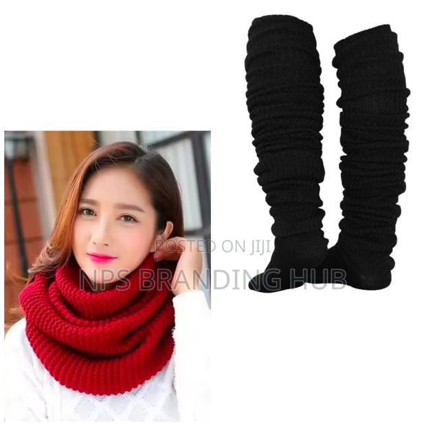 Winter Warm Scurf Set With Leg Warmer (Kdm - thumbnail 4