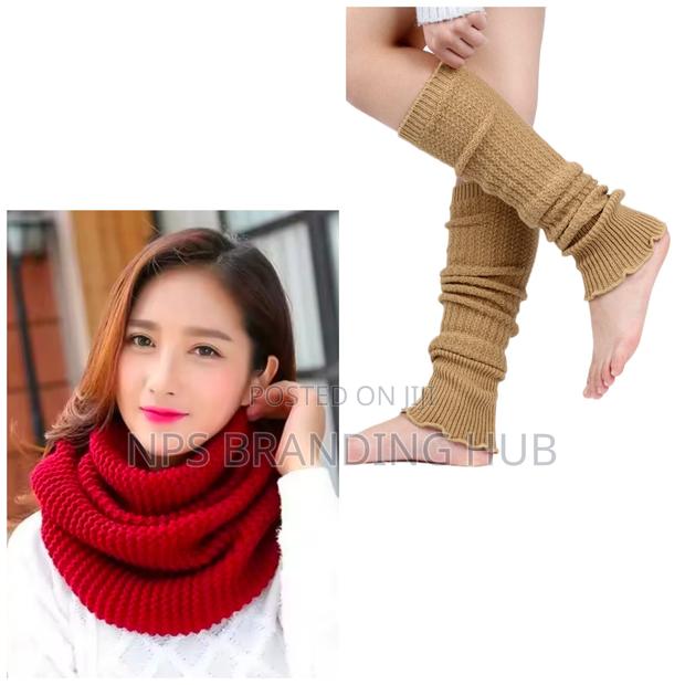 Winter Warm Scurf Set With Leg Warmer (Kdm - thumbnail 5