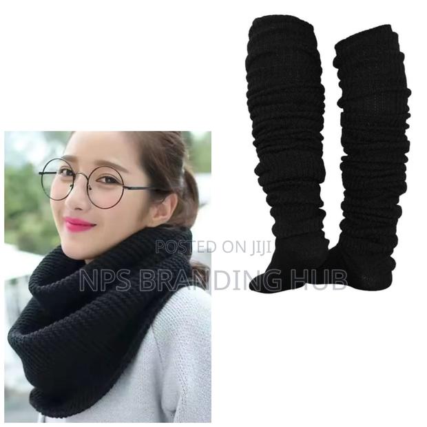 Winter Warm Scurf Set With Leg Warmer (Kdm - thumbnail 6