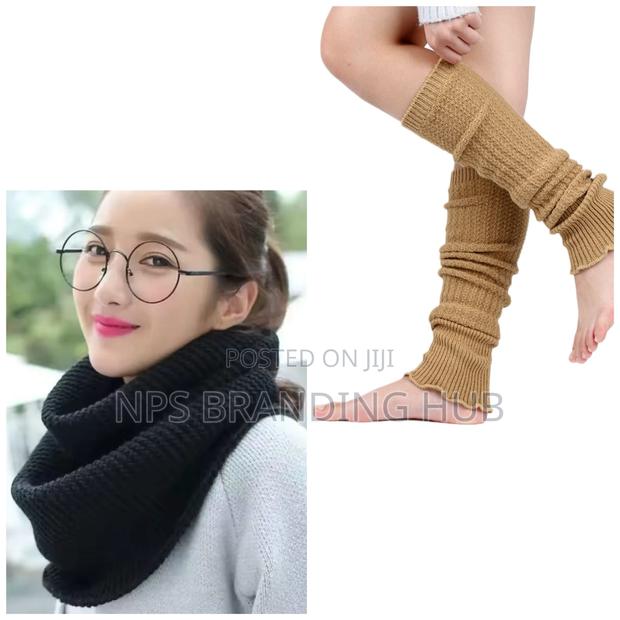 Winter Warm Scurf Set With Leg Warmer (Kdm - thumbnail 7