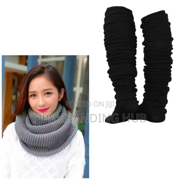 Winter Warm Scurf Set With Leg Warmer (Kdm - thumbnail 8