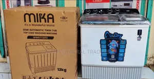 Mika 12lg Extra Large Capacity Twin Tub Semi Automatic Washing Machine