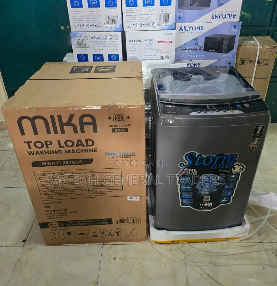 Mika Top Loader Fully Automatic Washing Machine -10kg