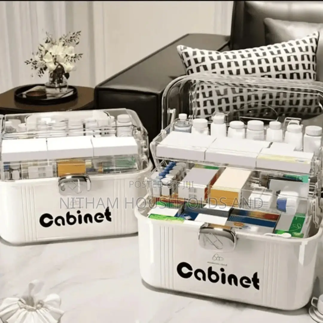 3-Layered Portable Medicine Storage Box