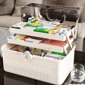 3-Layered Portable Medicine Storage Box