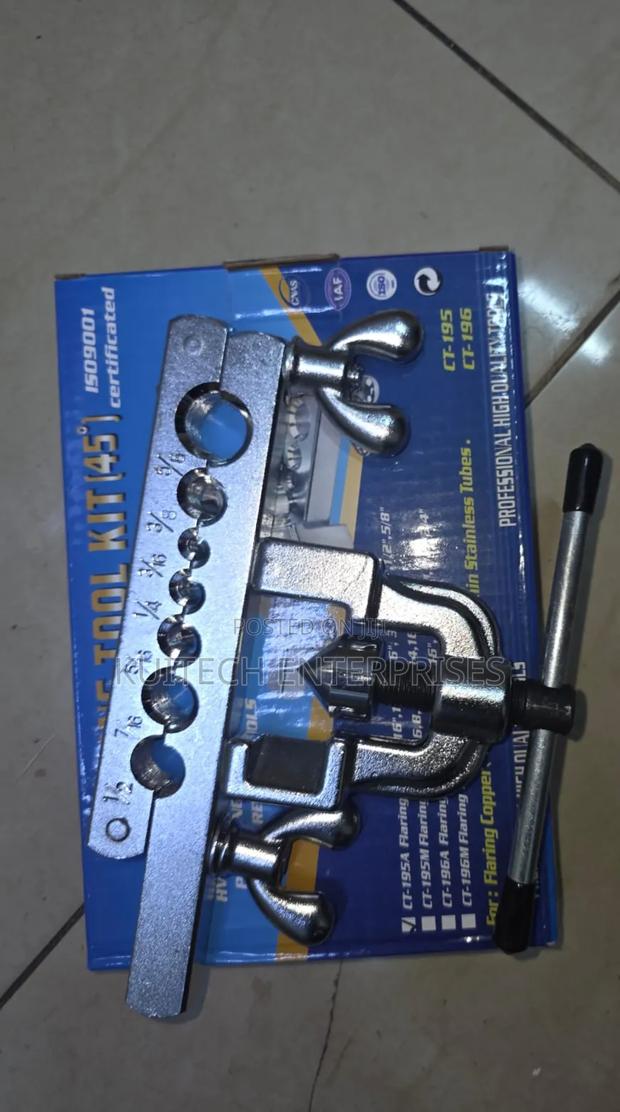 Pipe Flaring Kit/Die Block 45-Degree Single Flare.