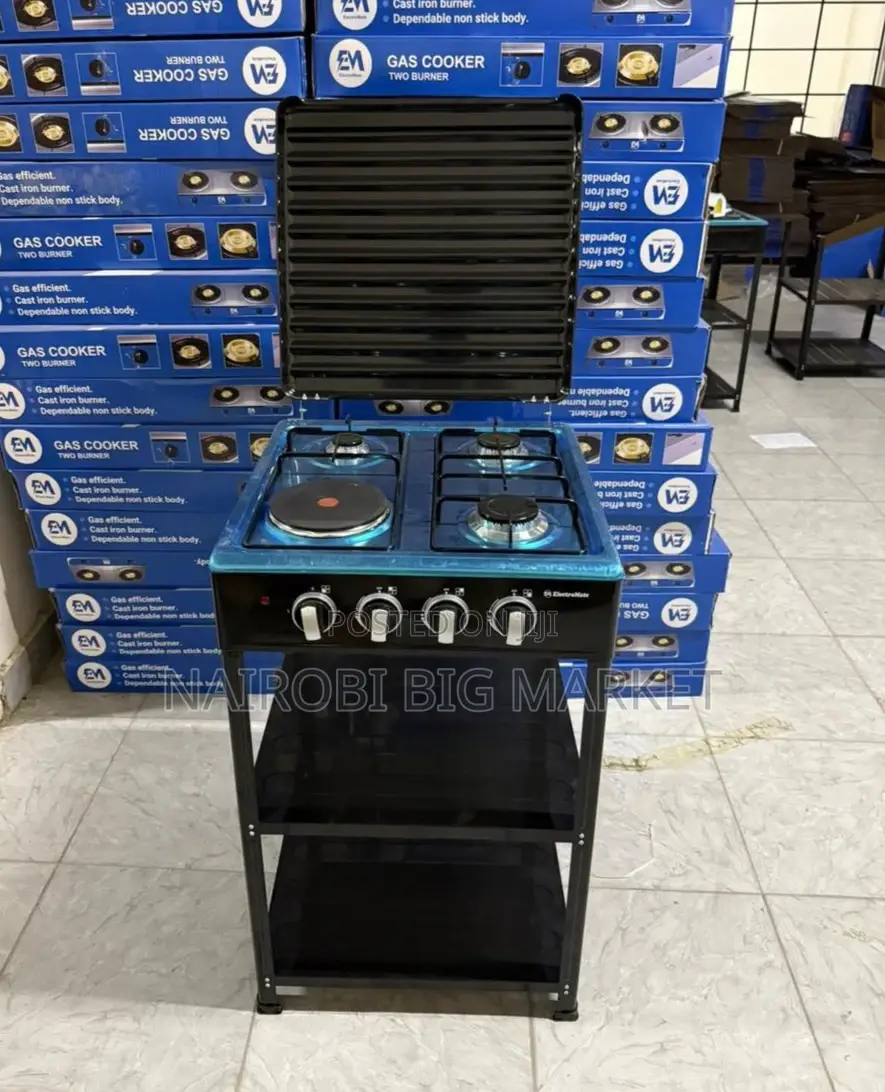 Electromate Full Standing Cooker With Shelves