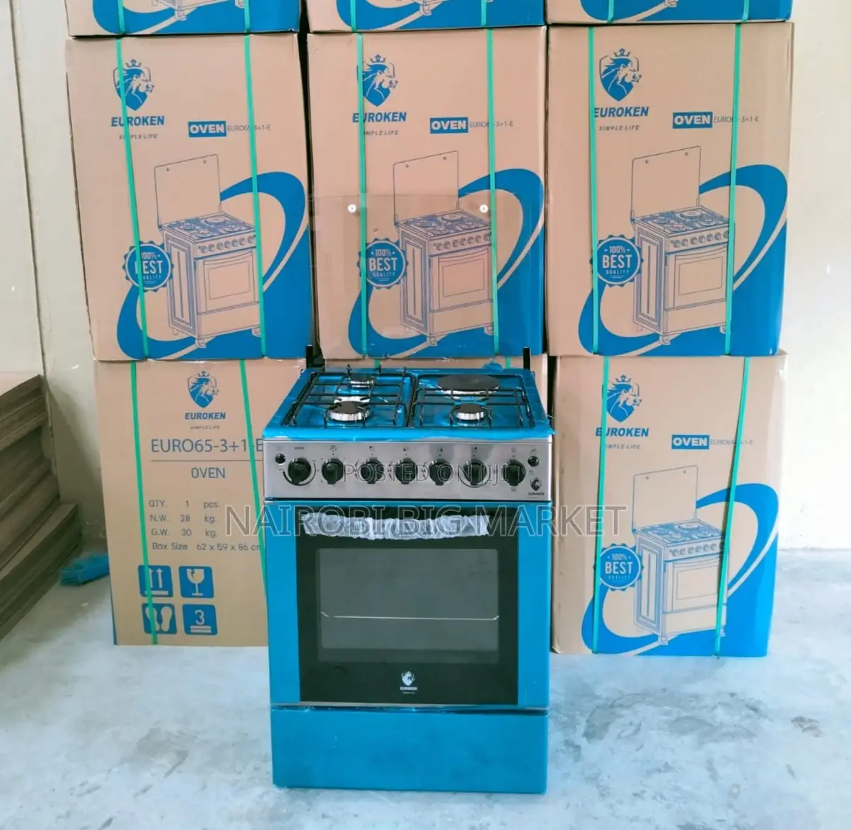 60*65 Euroken Standing Cooker