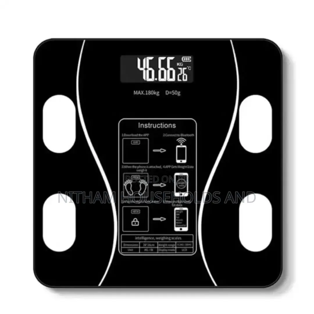 Bluetooth Bmi Rechargeable Weighing Scales