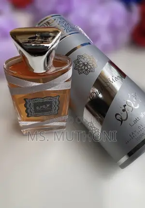 100ml Bottle of Lattafa Oud Mood Reminiscence Eau De Parfum.