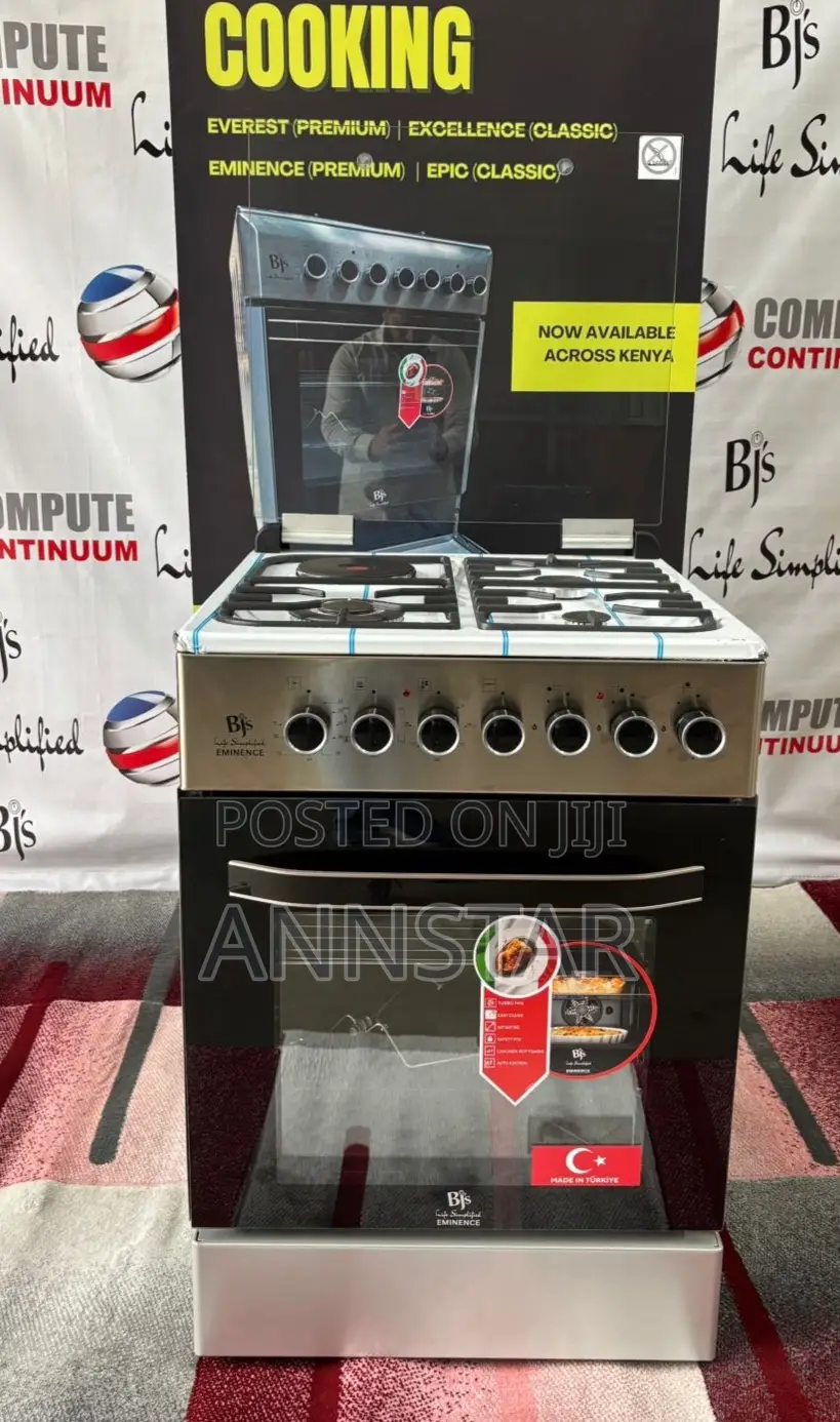 BJS Eminence Inox – 60×60 Premium Cooker 3 Gas + 1 Rapid Hotplate