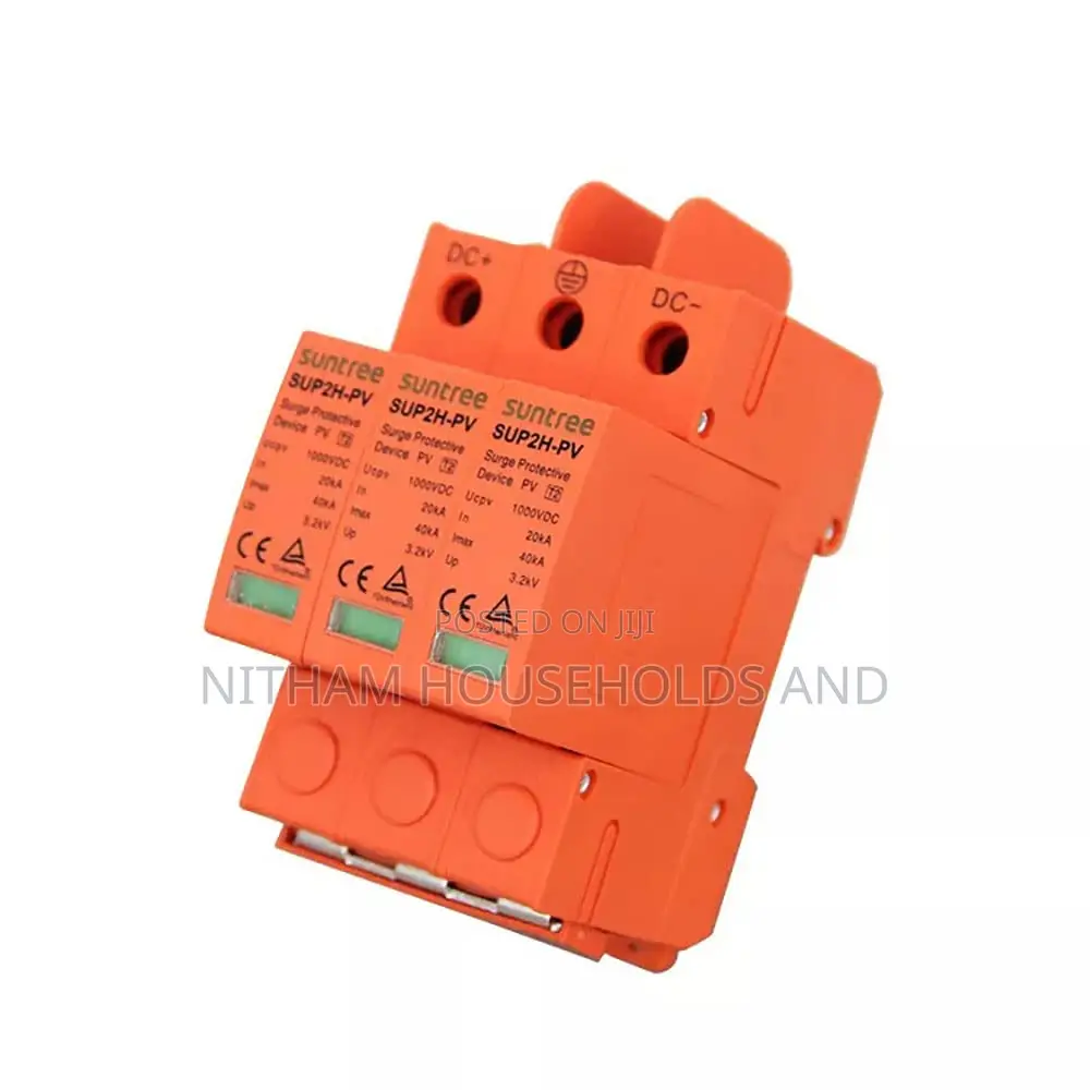 Solar Dc Surge Protector (Spd) 40ka, 2p/ Double Pole 500vdc