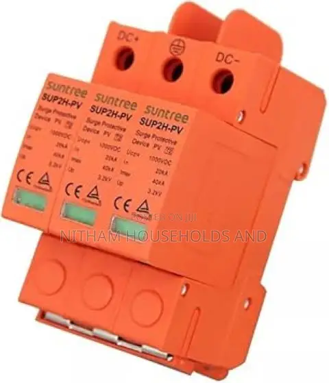 Solar Dc Surge Protector (Spd) 40ka, 3p-1000vdc