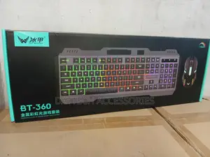Gaming Keyboard Qwerty Mouse – Bt-390 – Black